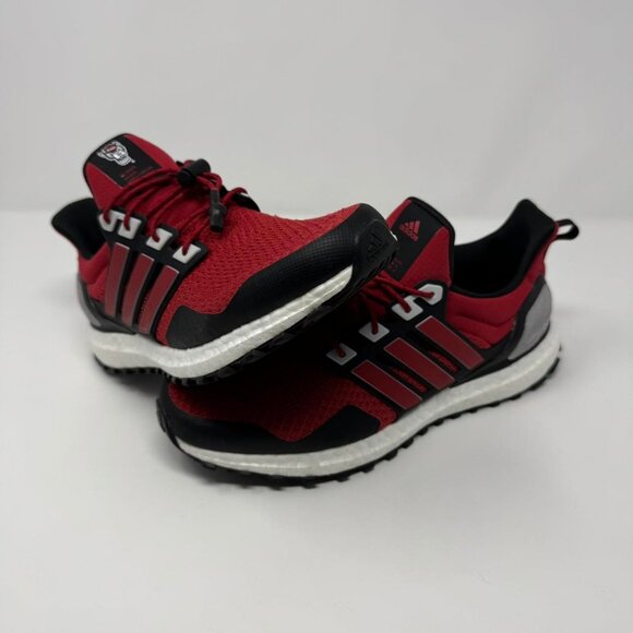 NC State Wolfpack adidas Ultraboost 1.0 Running Shoe Red/Black Men’s 8 - Picture 1 of 13